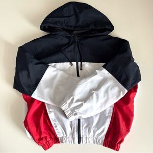 Topshop Colorblock windbreaker jacket